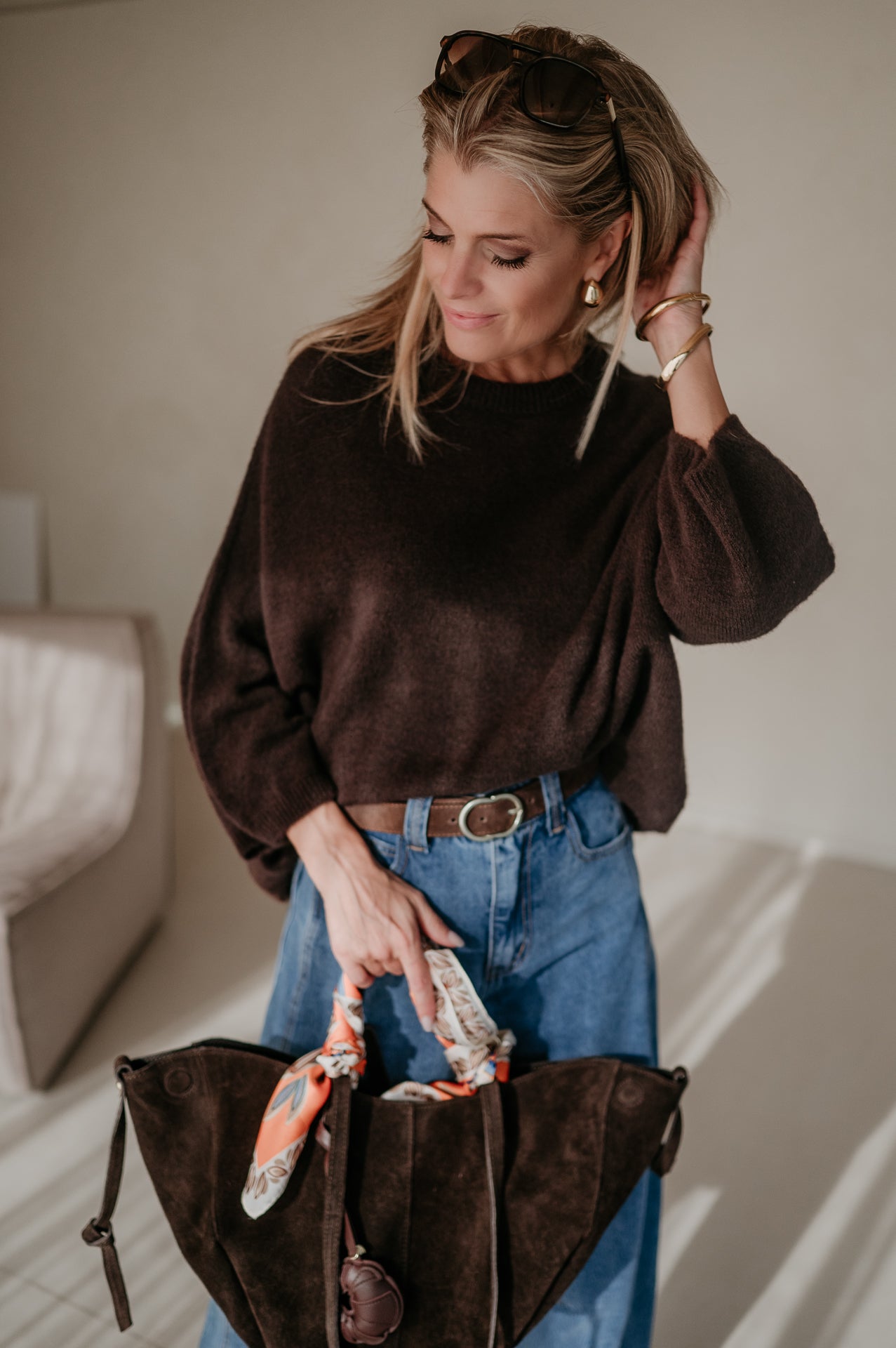 Frana knit I Chocolate Brown - Wild Souls by JV® - Knits
