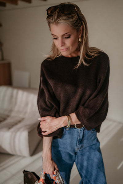 Frana knit I Chocolate Brown - Wild Souls by JV® - Knits
