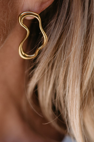 Fresco earrings I Gold - Wild Souls by JV® - Earrings