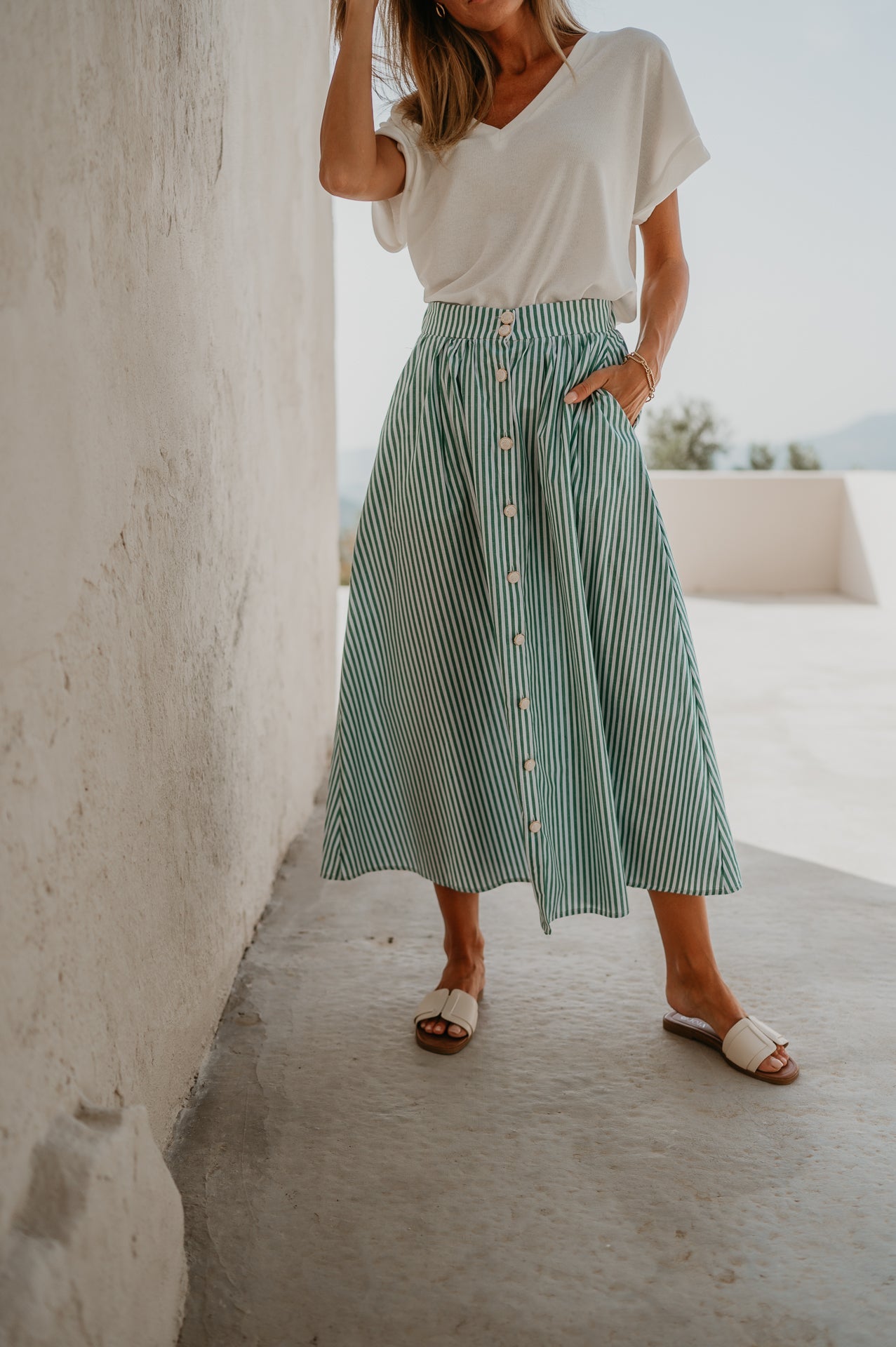 Gabbia skirt I Green - Wild Souls by JV® - Skirts