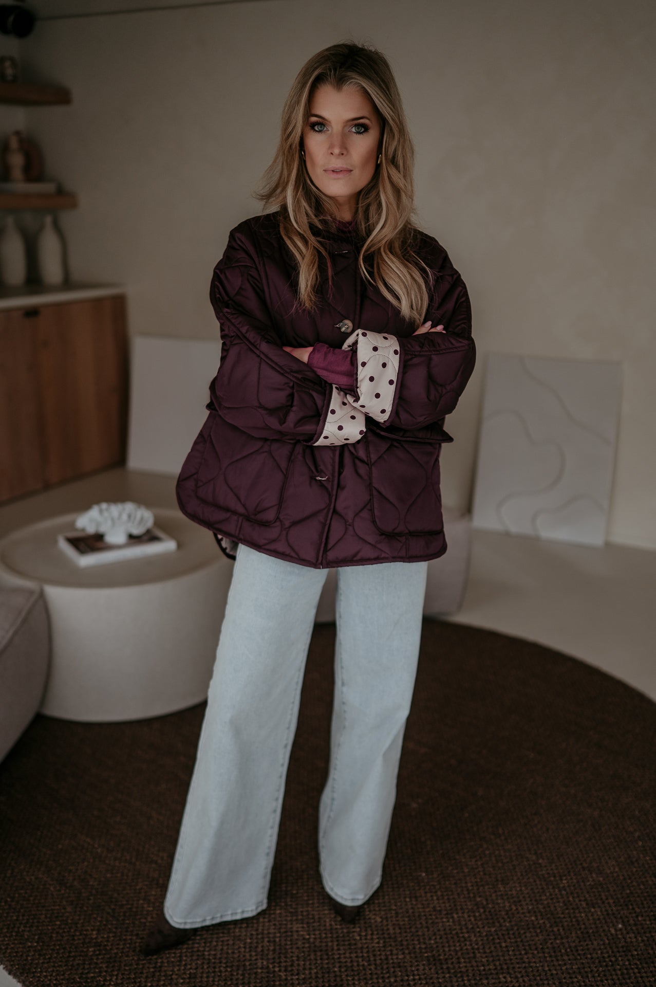 Gedria jacket I Burgundy - Wild Souls by JV® - 