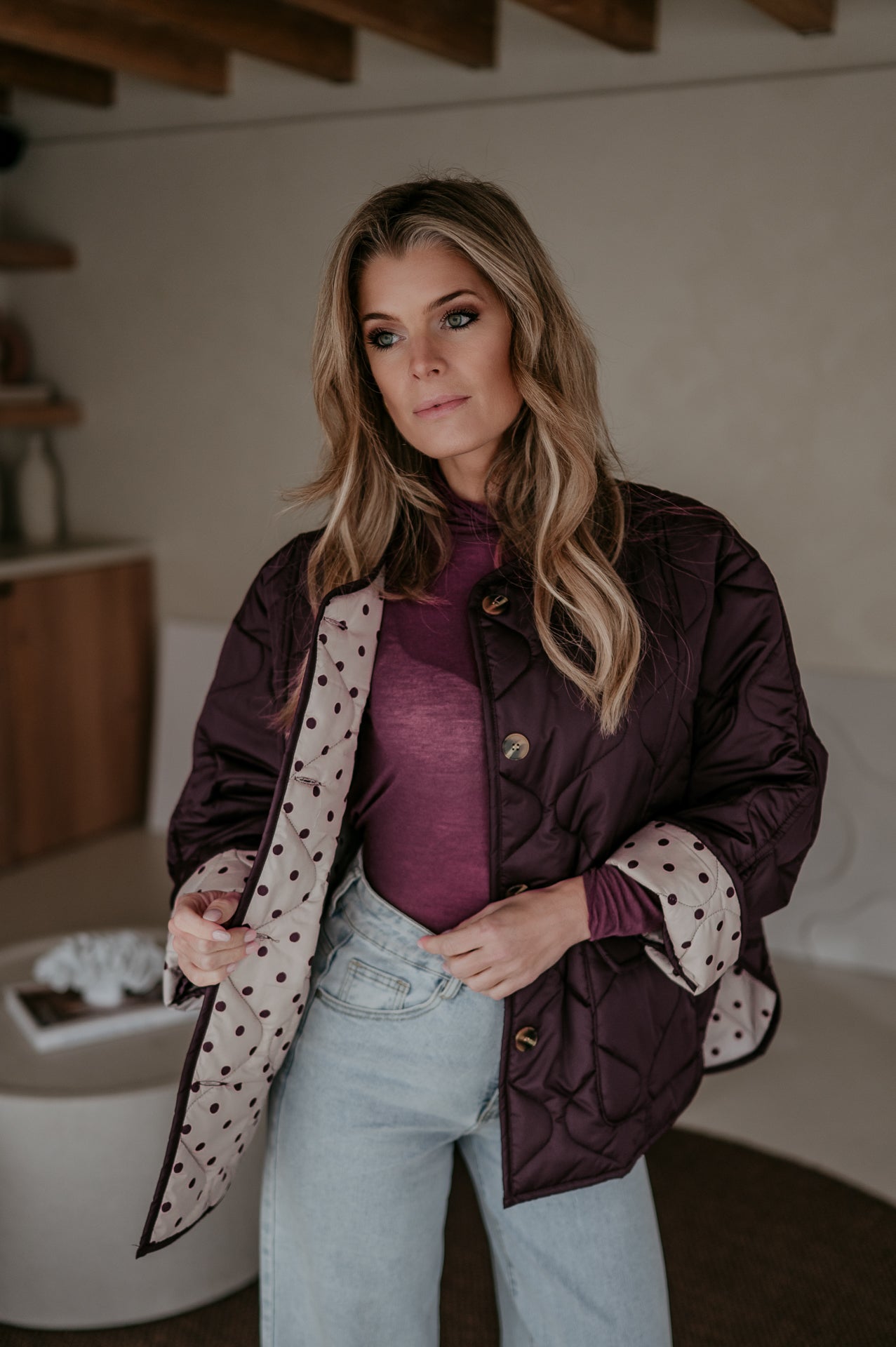 Gedria jacket I Burgundy - Wild Souls by JV® - 