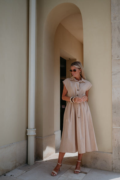 Gelato dress I Beige - Wild Souls by JV® - Dresses