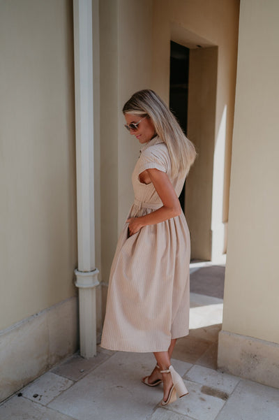 Gelato dress I Beige - Wild Souls by JV® - Dresses