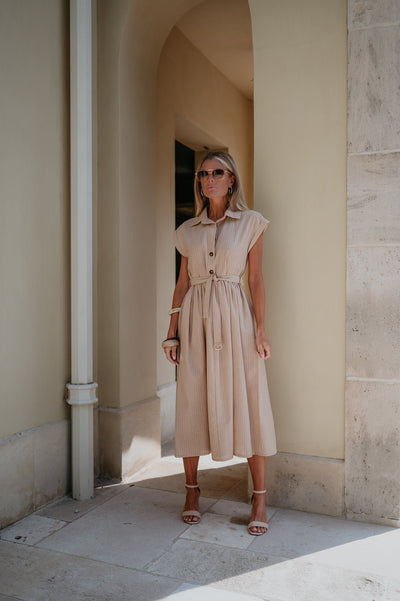 Gelato dress I Beige - Wild Souls by JV® - Dresses