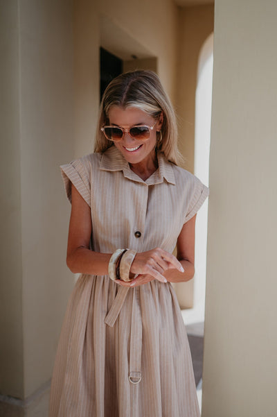 Gelato dress I Beige - Wild Souls by JV® - Dresses