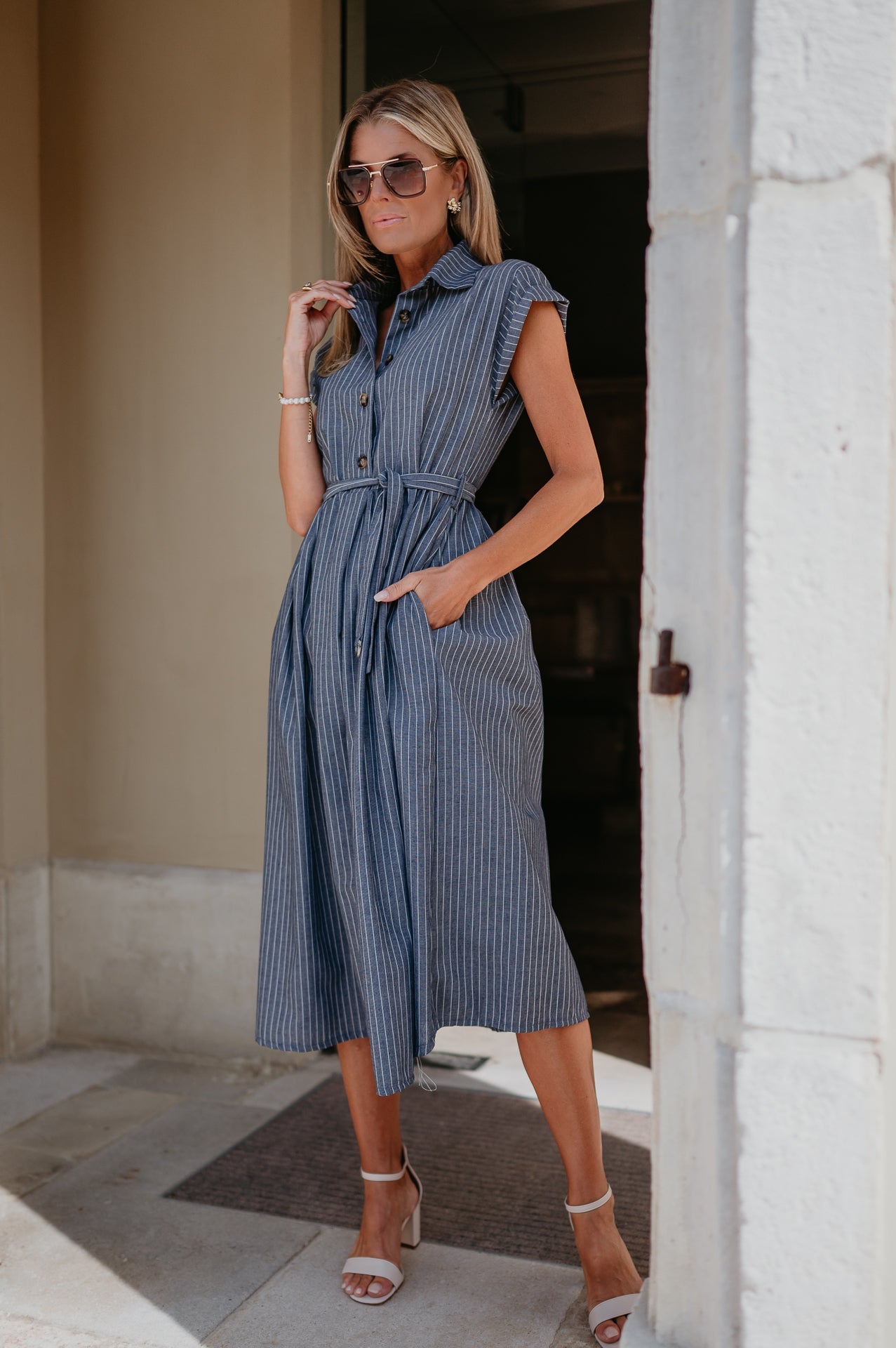Gelato dress I Navy Blue - Wild Souls by JV® - Dresses