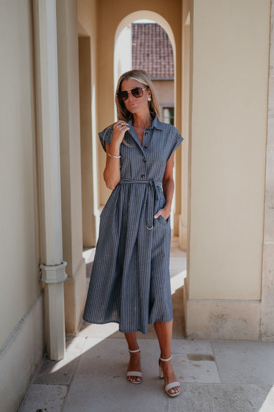 Gelato dress I Navy Blue - Wild Souls by JV® - Dresses