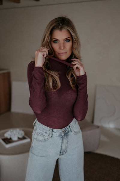 Genaro top I Bordeaux - Wild Souls by JV® - 