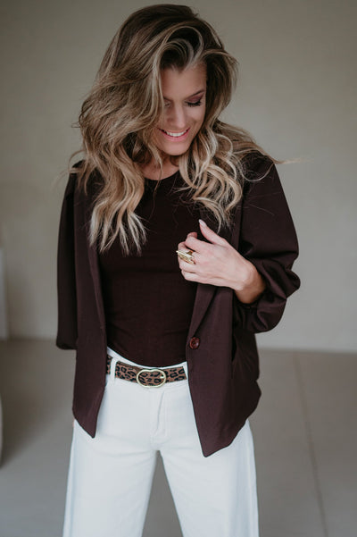 Ghette blazer I Brown - Wild Souls by JV® - Blazers
