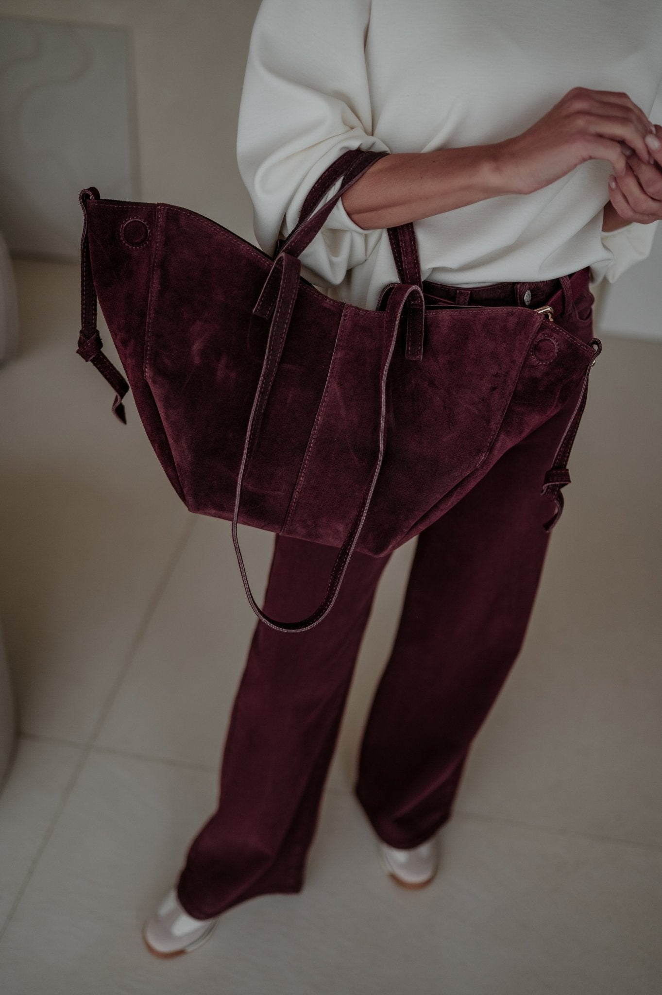 Ghirba handbag I Bordeaux - Wild Souls by JV® - Handbags