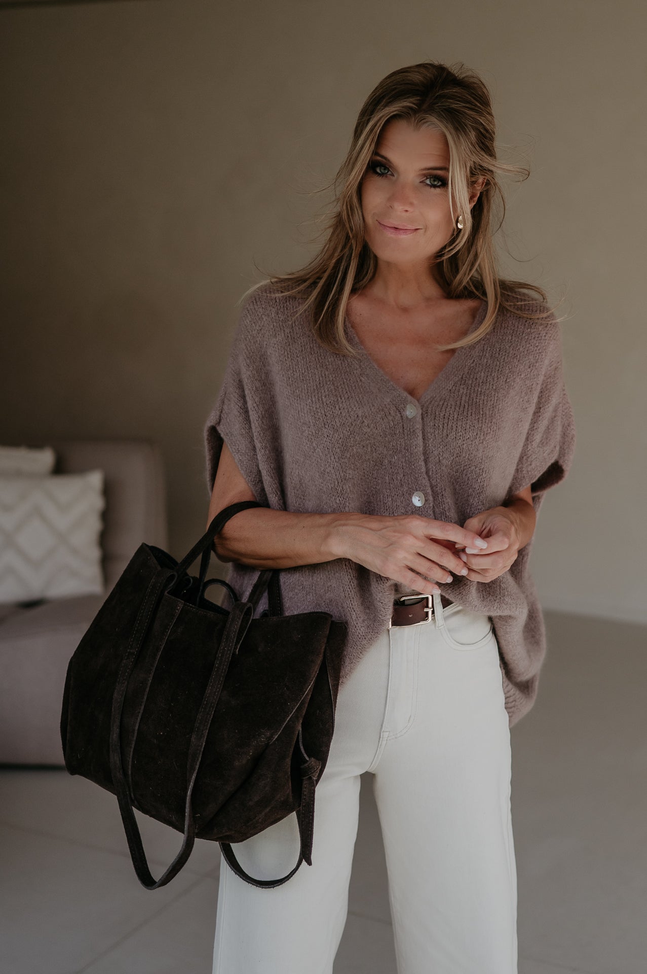 Ghirba handbag I Chocolate Brown - Wild Souls by JV® - Handbags