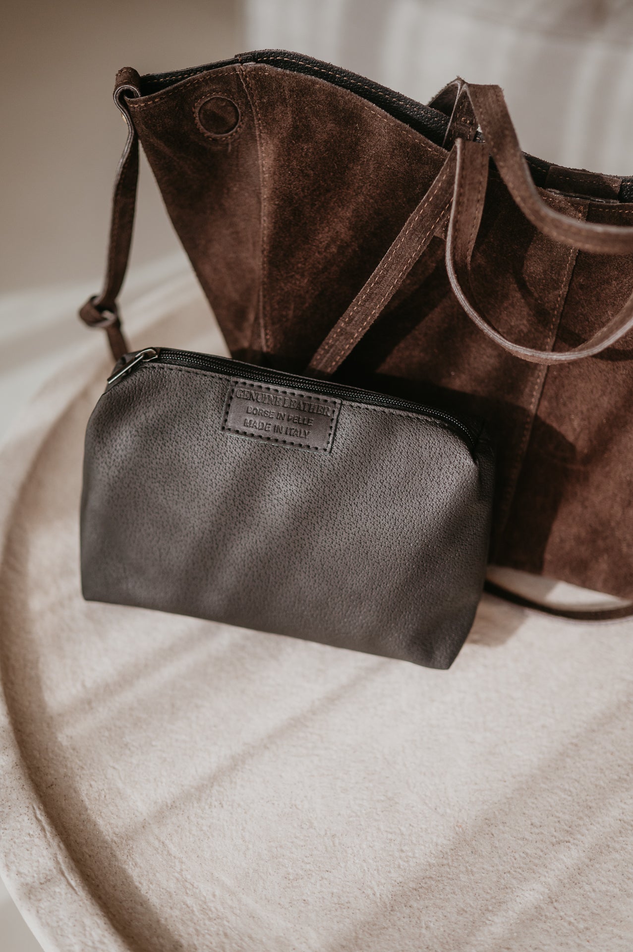Ghirba handbag I Chocolate Brown - Wild Souls by JV® - Handbags