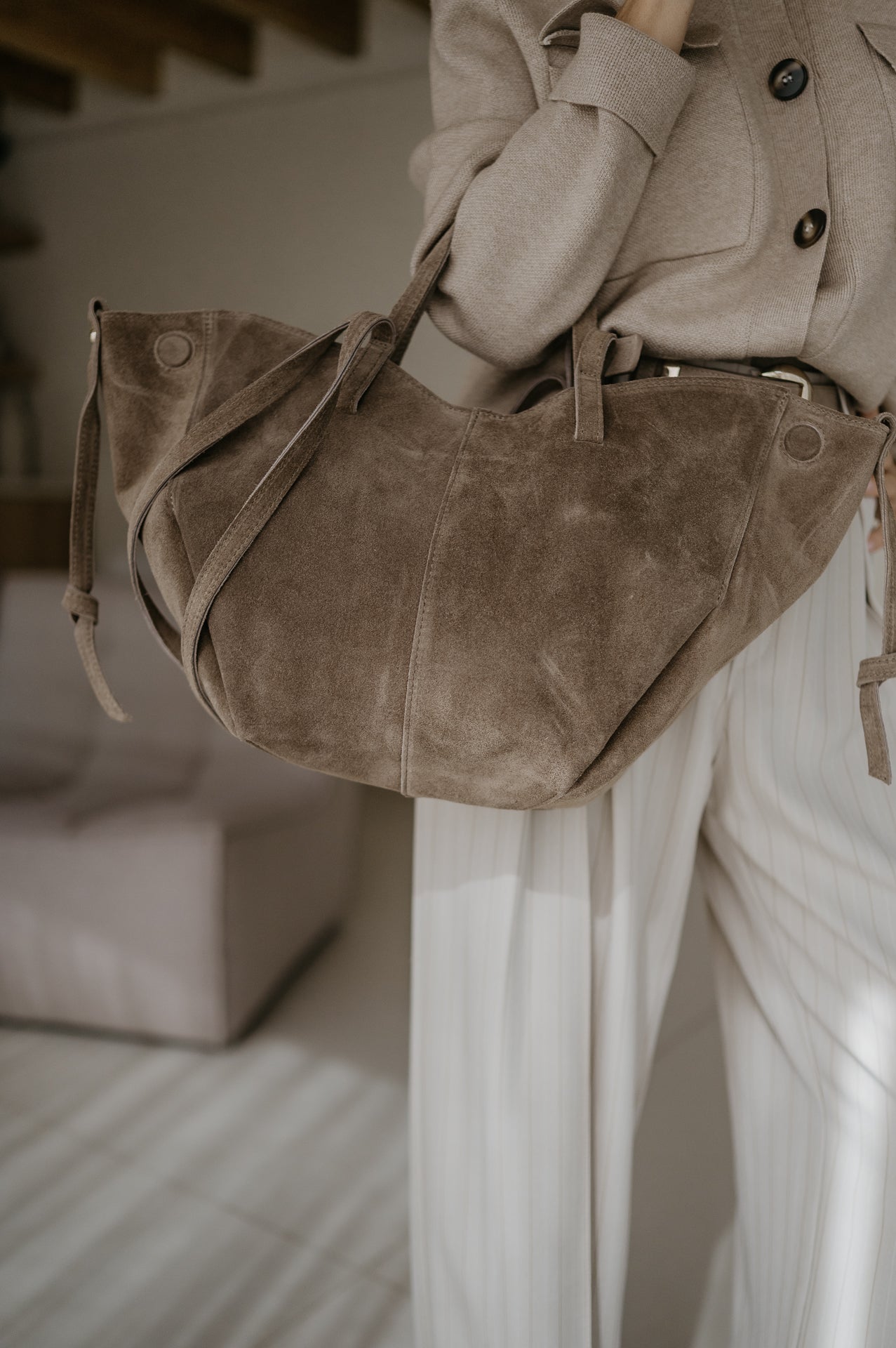 Ghirba handbag I Taupe - Wild Souls by JV® - Handbags