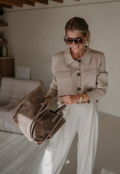 Ghirba handbag I Taupe - Wild Souls by JV® - Handbags