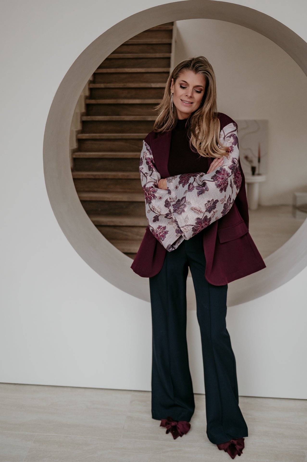 Ginure blazer I Bordeaux Rose - Wild Souls by JV® - Blazers