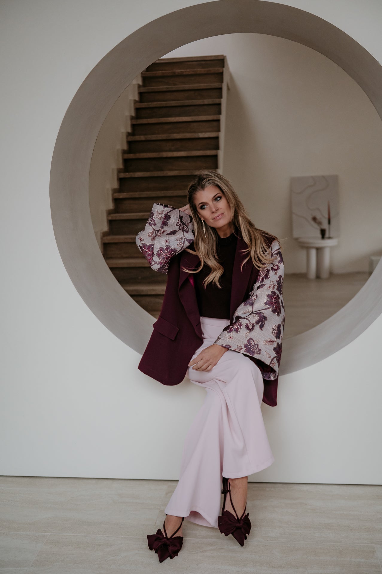 Ginure blazer I Bordeaux Rose - Wild Souls by JV® - Blazers