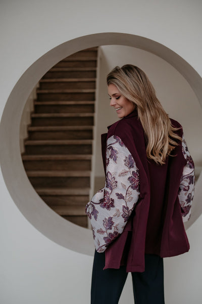 Ginure blazer I Bordeaux Rose - Wild Souls by JV® - Blazers