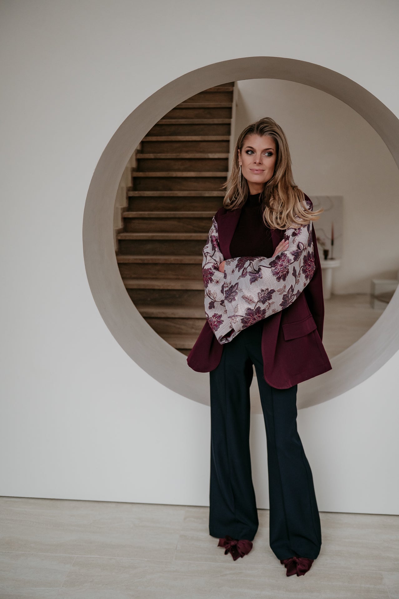 Ginure blazer I Bordeaux Rose - Wild Souls by JV® - Blazers