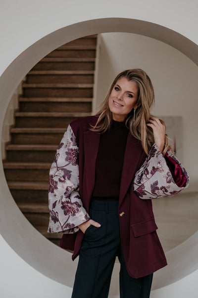 Ginure blazer I Bordeaux Rose - Wild Souls by JV® - Blazers