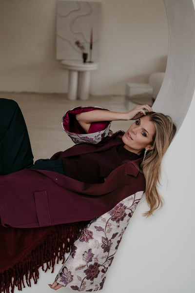 Ginure blazer I Bordeaux Rose - Wild Souls by JV® - Blazers