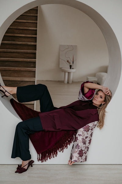 Ginure blazer I Bordeaux Rose - Wild Souls by JV® - Blazers