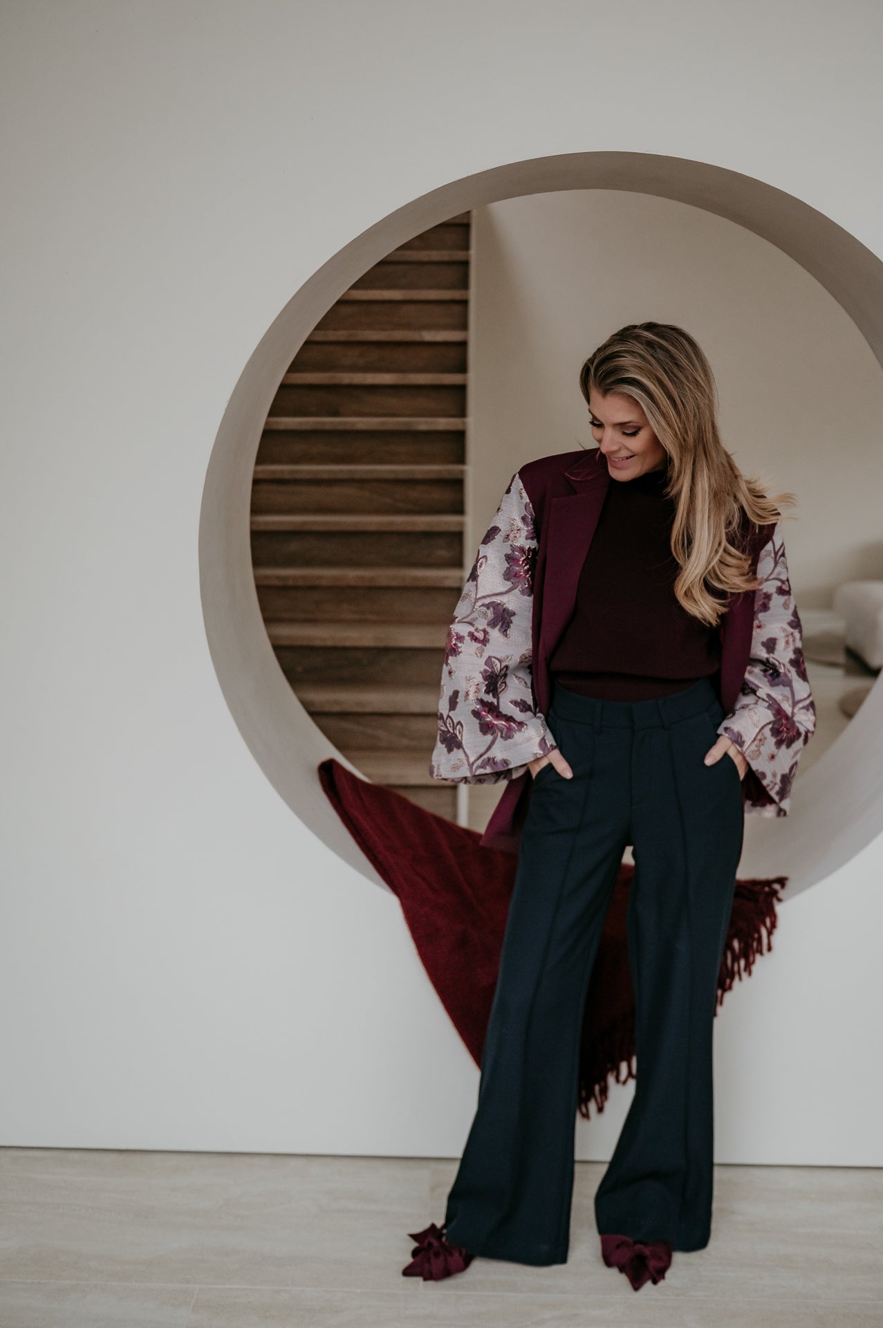 Ginure blazer I Bordeaux Rose - Wild Souls by JV® - Blazers