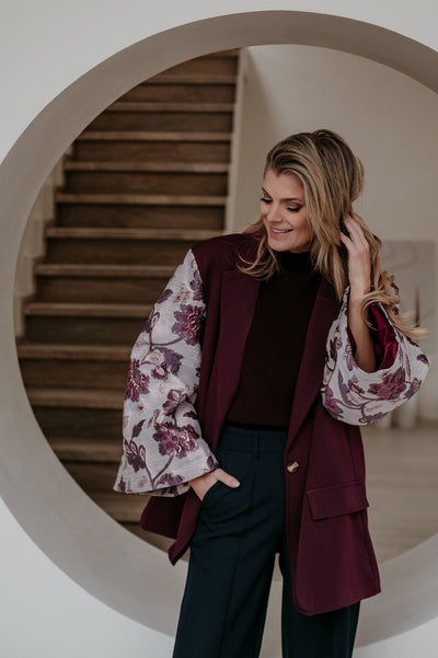 Ginure blazer I Bordeaux Rose - Wild Souls by JV® - Blazers