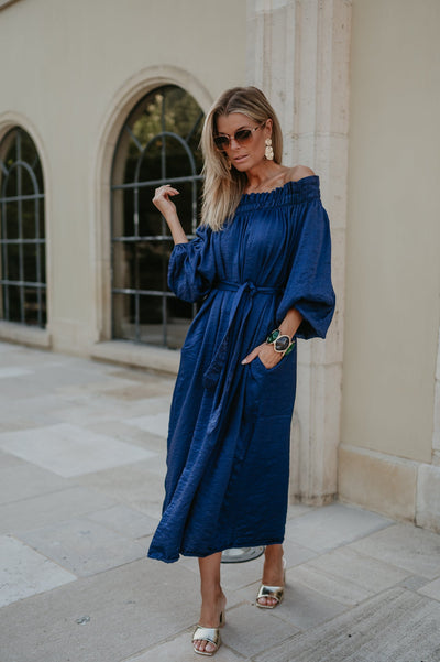 Gonfiare dress I Blue - Wild Souls by JV® - Dresses