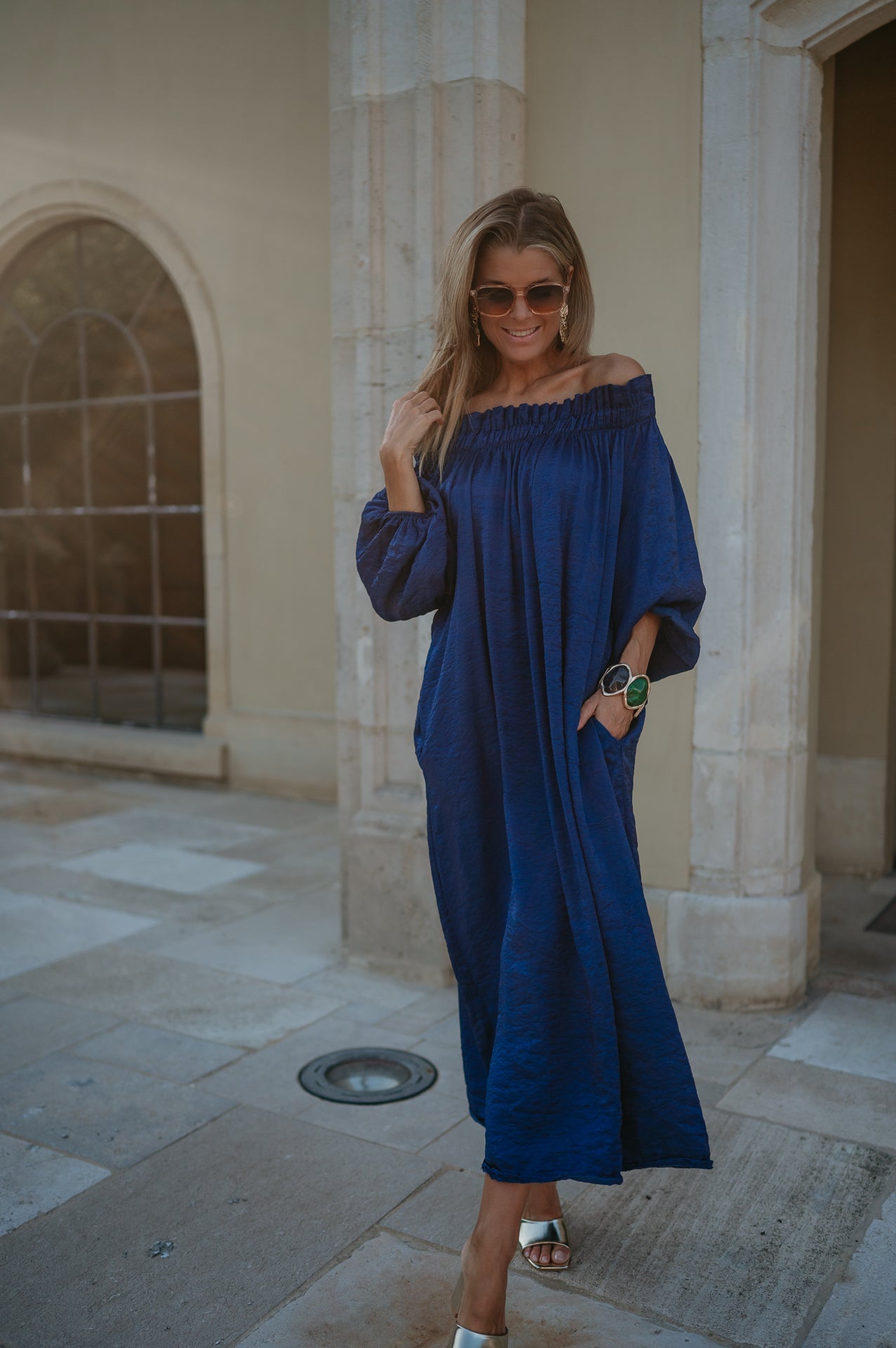 Gonfiare dress I Blue - Wild Souls by JV® - Dresses