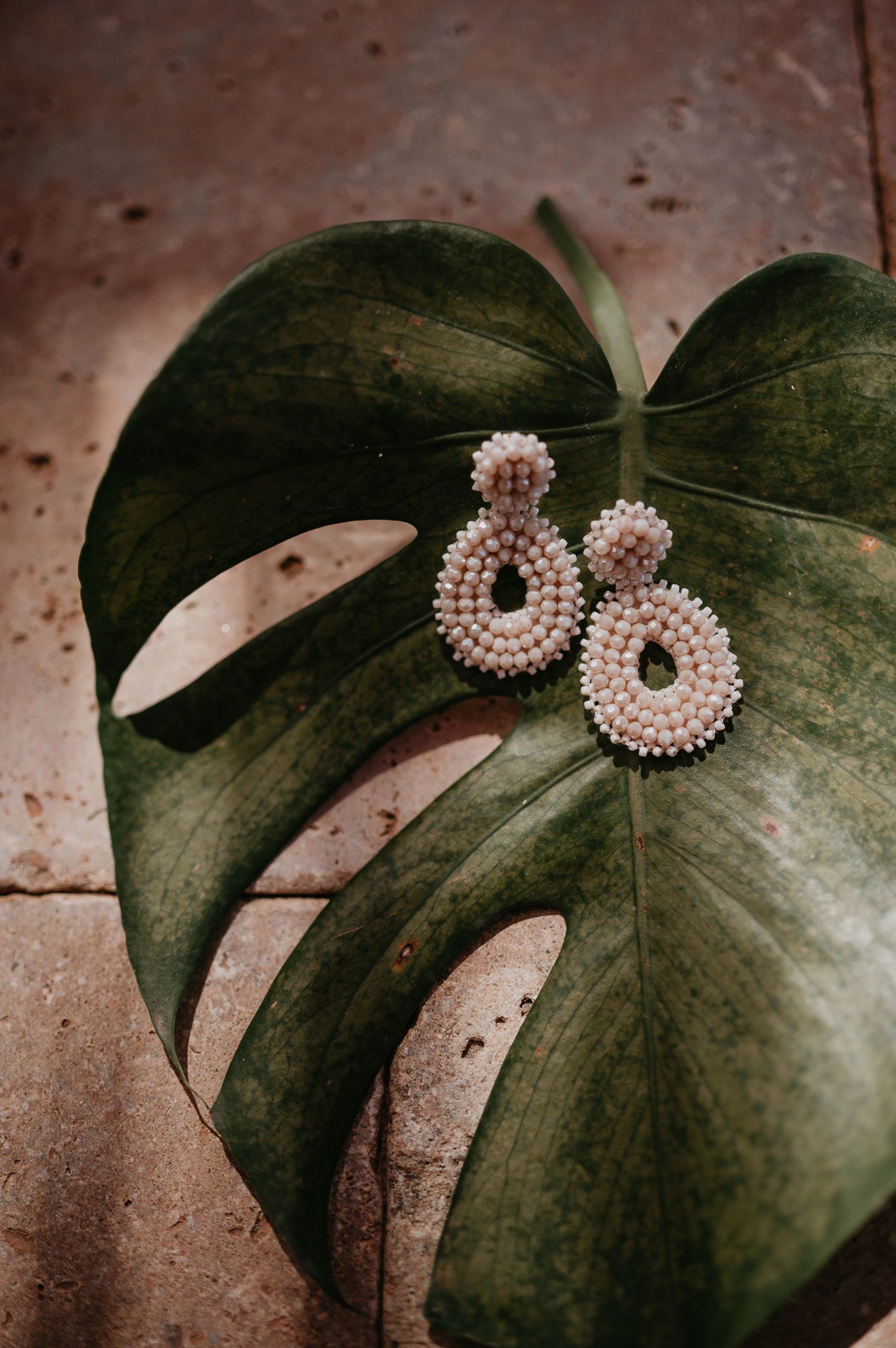 Gorgo earrings I Ecru - Wild Souls by JV® - Earrings