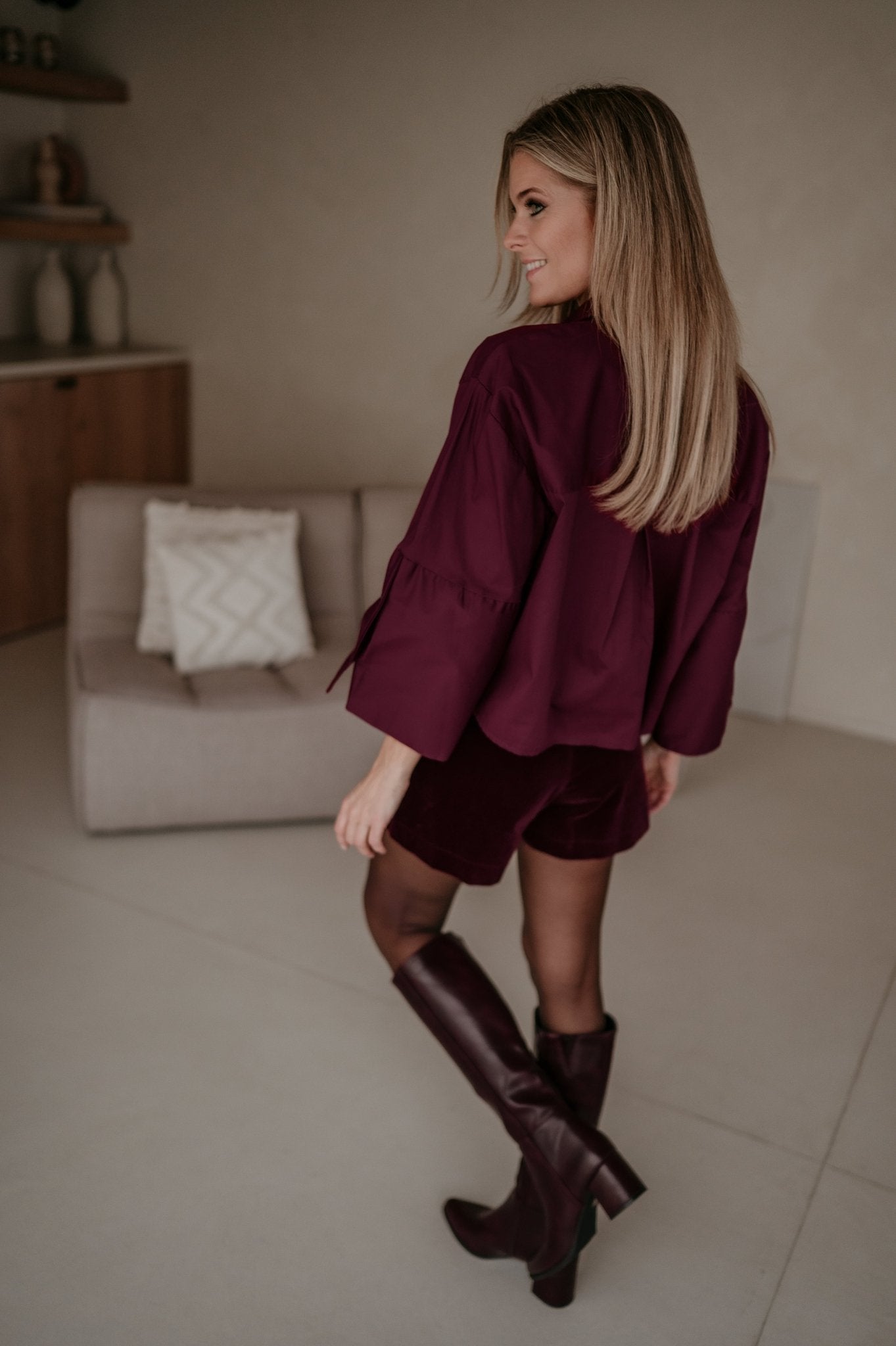 Grata shirt I Bordeaux - Wild Souls by JV® - Shirts