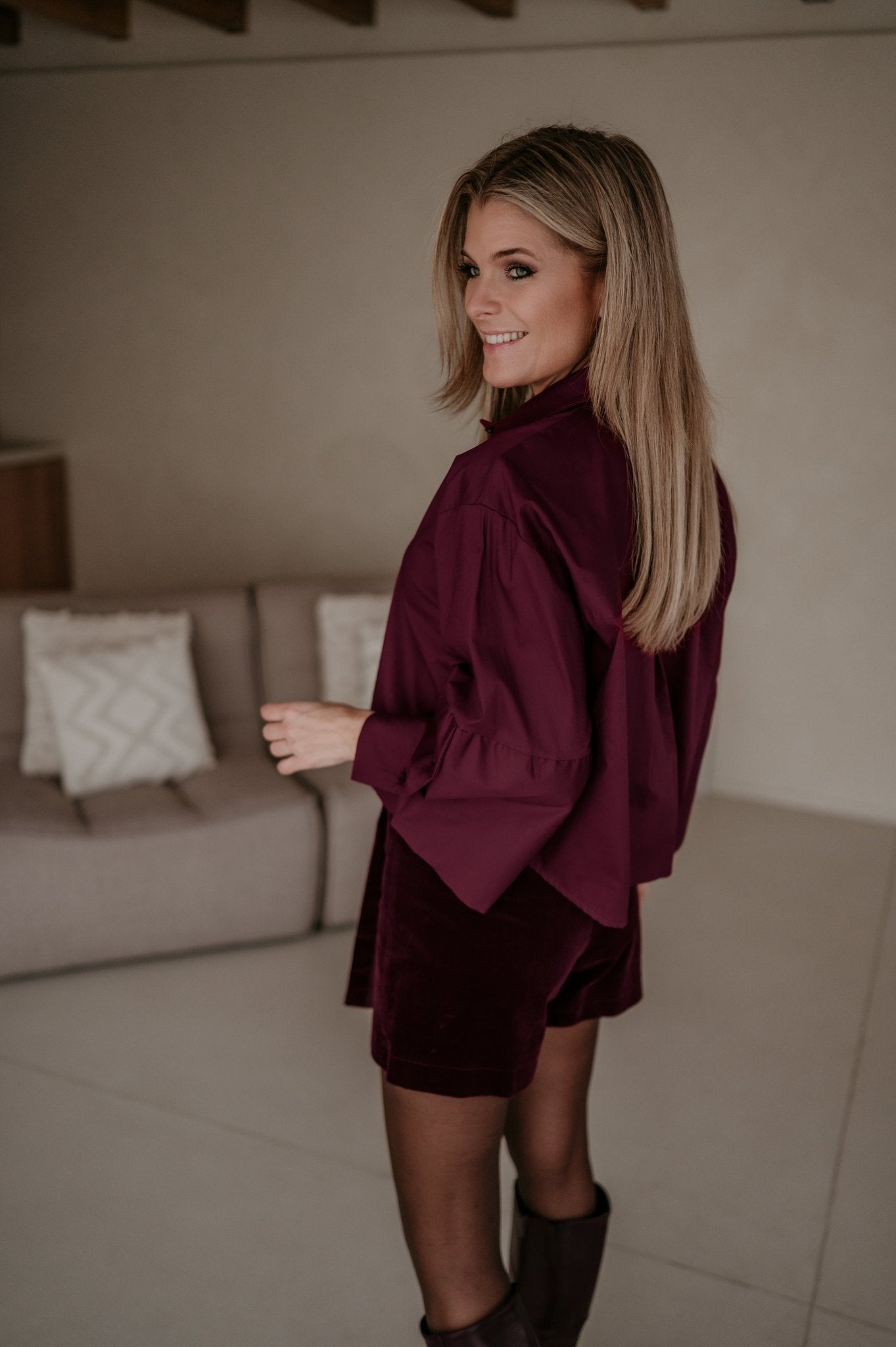 Grata shirt I Bordeaux - Wild Souls by JV® - Shirts