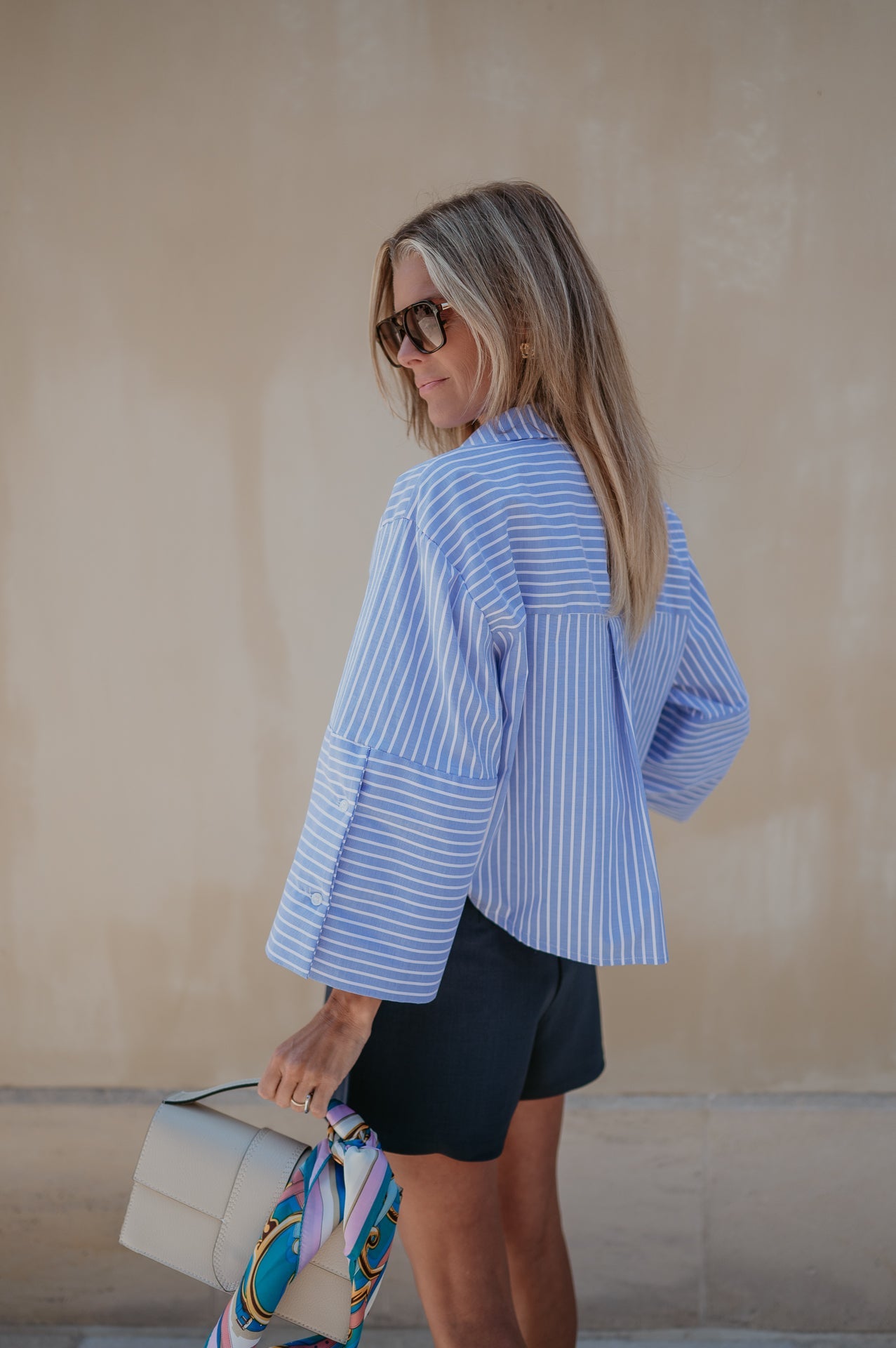 Grata shirt I Striped Blue - Wild Souls by JV® - Shirts