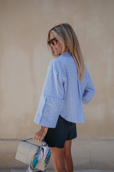 Grata shirt I Striped Blue - Wild Souls by JV® - Shirts