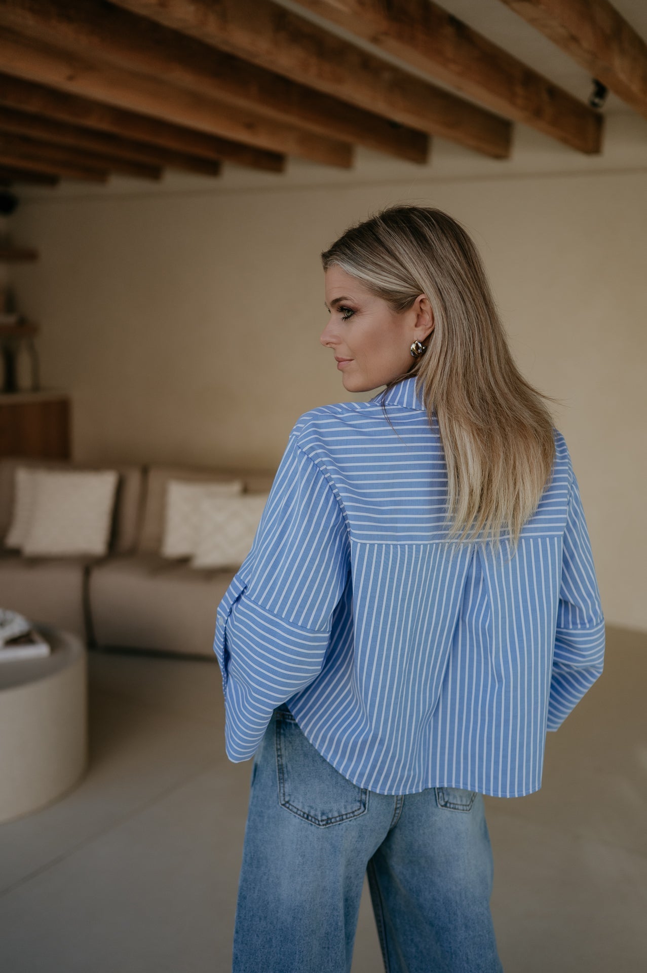 Grata shirt I Striped Blue - Wild Souls by JV® - Shirts
