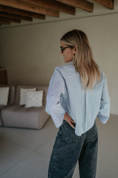 Grata shirt I Striped Grey - Wild Souls by JV® - Shirts