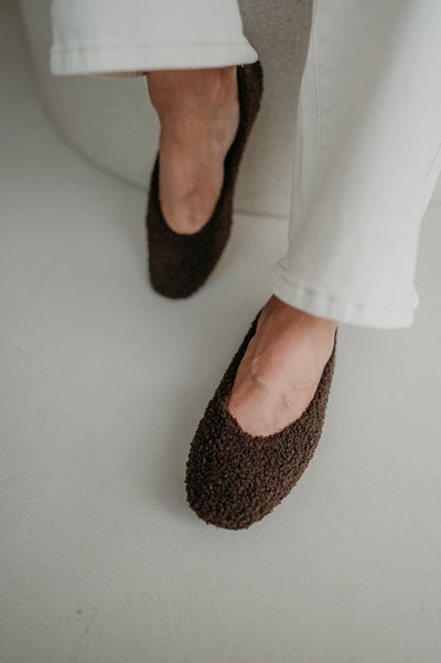 Grazia ballerina I Chocolate Brown - Wild Souls by JV® - Ballerinas