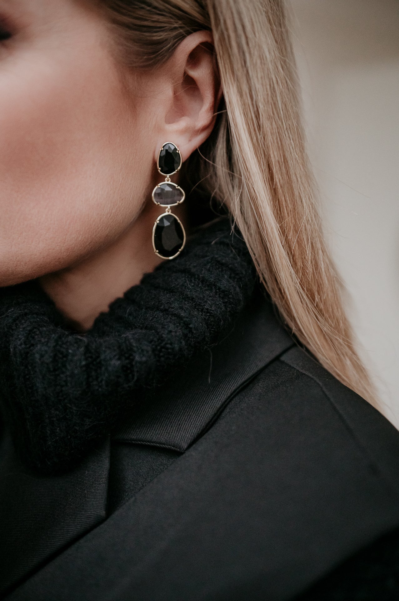 Halea earrings I Black - Wild Souls by JV® - Earrings