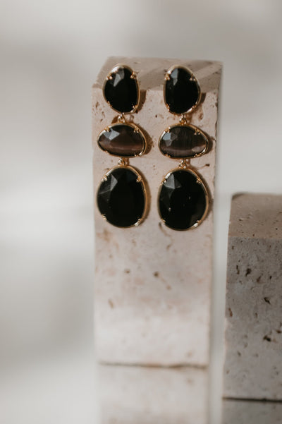 Halea earrings I Black - Wild Souls by JV® - Earrings