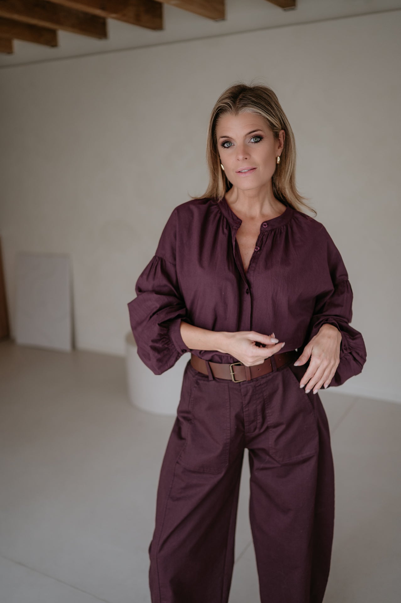 Ignavia shirt I Burgundy - Wild Souls by JV® - Shirts