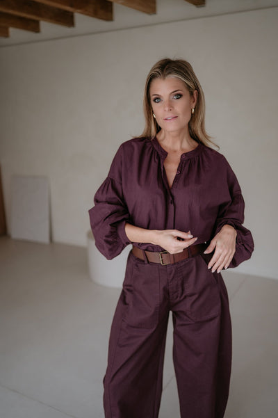 Ignavia shirt I Burgundy - Wild Souls by JV® - Shirts