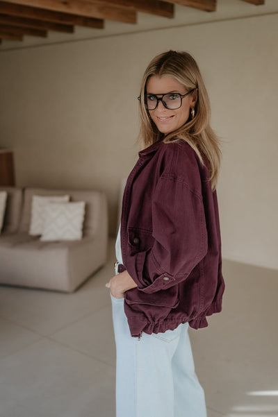 Imbizzo jacket I Burgundy - Wild Souls by JV® - Jackets