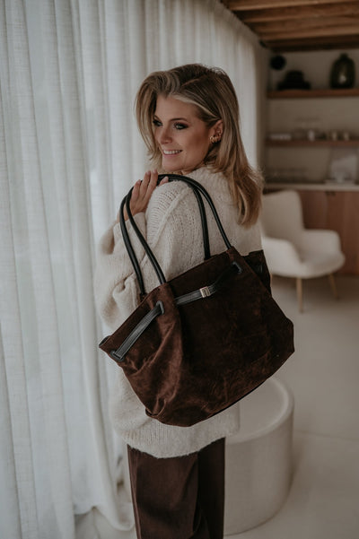 Impavido handbag I Chocolate Brown - Wild Souls by JV® - Handbags