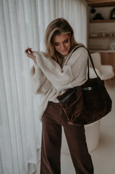 Impavido handbag I Chocolate Brown - Wild Souls by JV® - Handbags