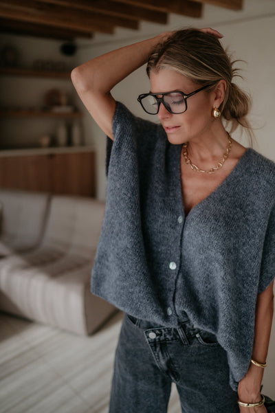 Impero knit I Grey - Wild Souls by JV® - Gilets