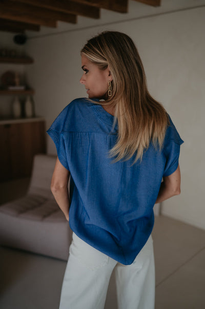Inclina t-shirt I Blue - Wild Souls by JV® - T-shirts