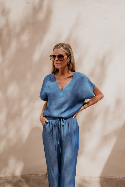 Inclina t-shirt I Blue - Wild Souls by JV® - T-shirts