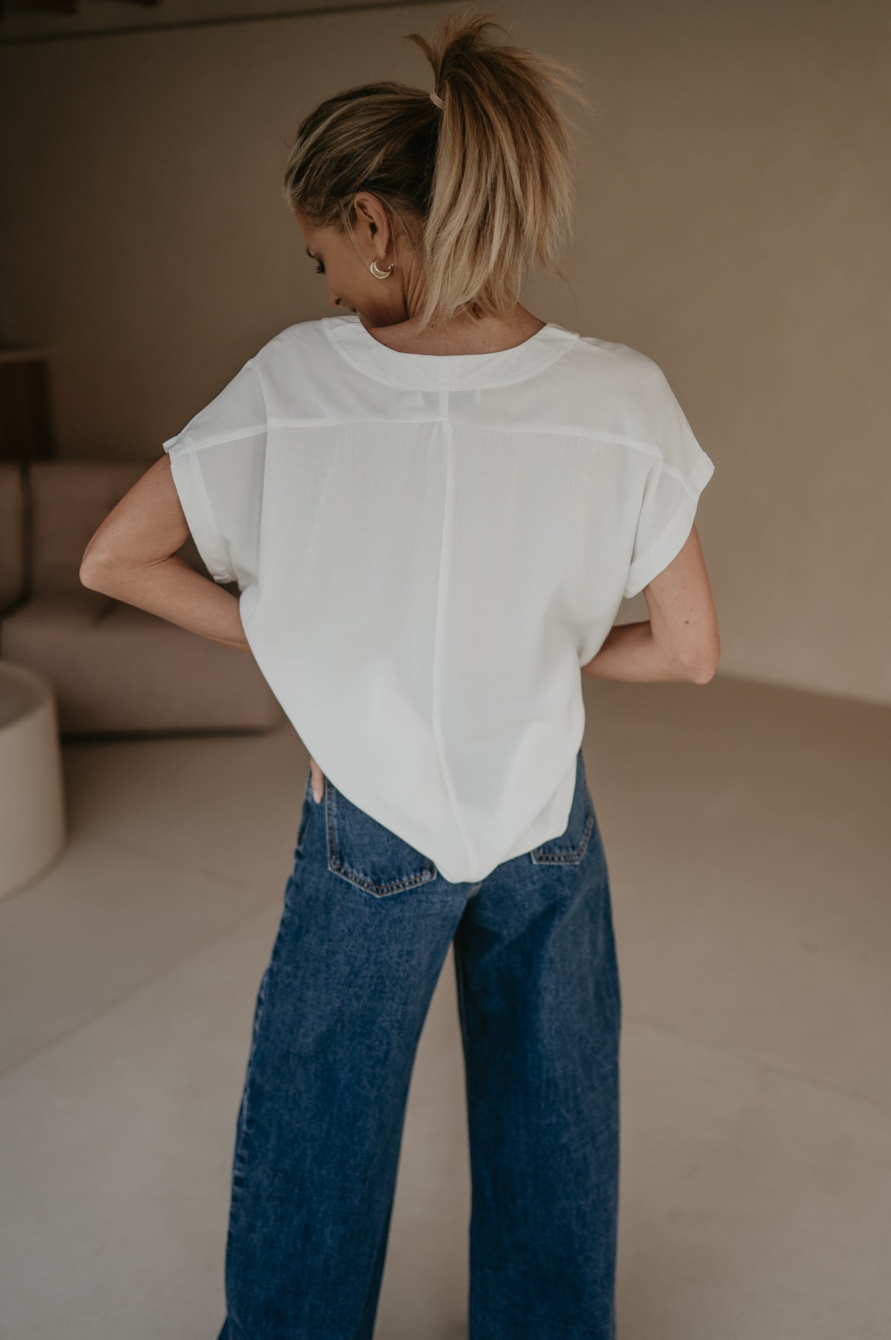 Inclina t-shirt I Ecru - Wild Souls by JV® - T-shirts