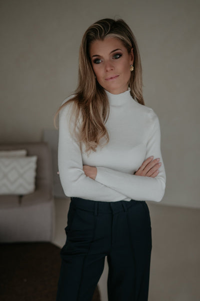 Increspa top I Ecru - Wild Souls by JV® - Knits